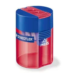 SACAPUNTAS DOBLE DEPOSITO REDONDO BLISTER STAEDTLER 512 006 BK