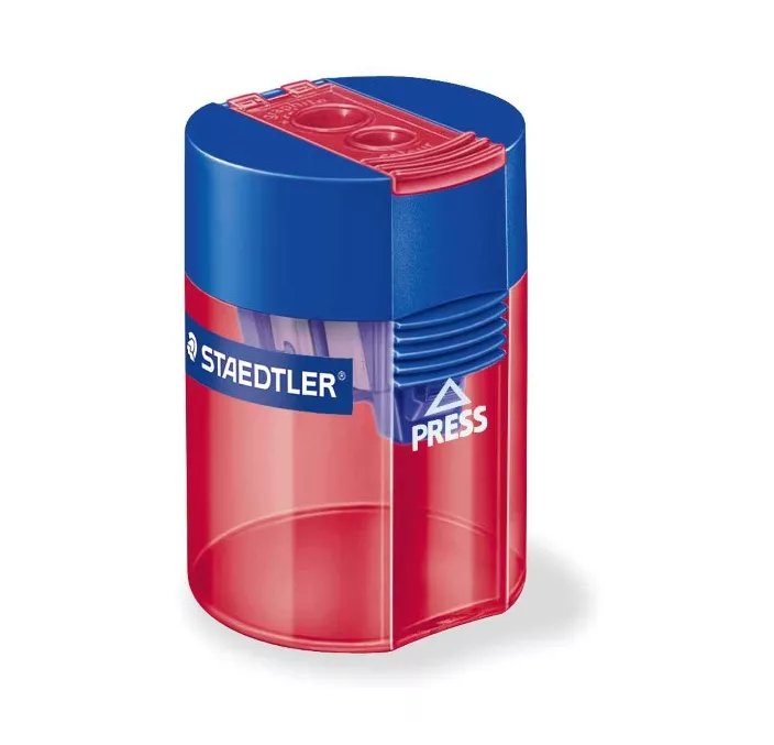 SACAPUNTAS DOBLE DEPOSITO REDONDO BLISTER STAEDTLER 512 006 BK