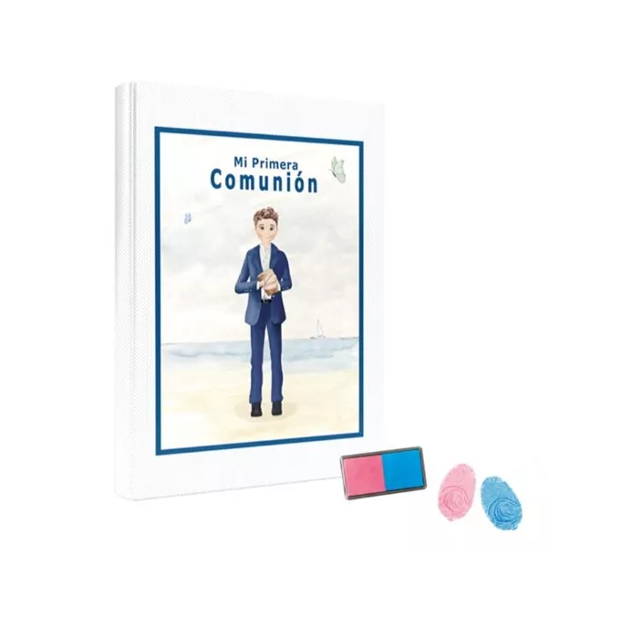 LIBRO COMUNION HUELLAS NIÑO PLAYA ARGUVAL 47572
