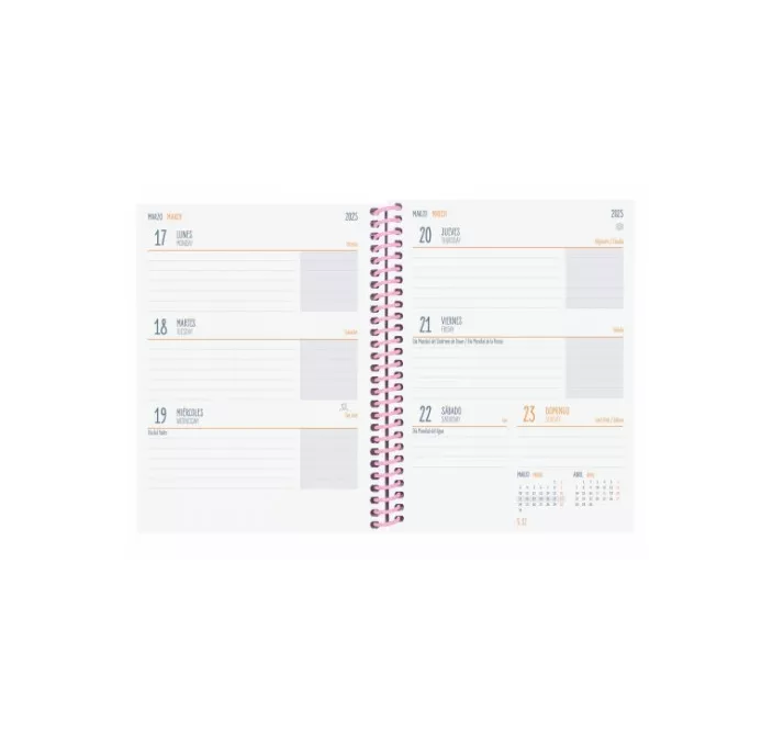 AGENDA ESCOLAR 24/25 1/8 SEMANA VISTA H DIVA STARS FINOCAM 536100225