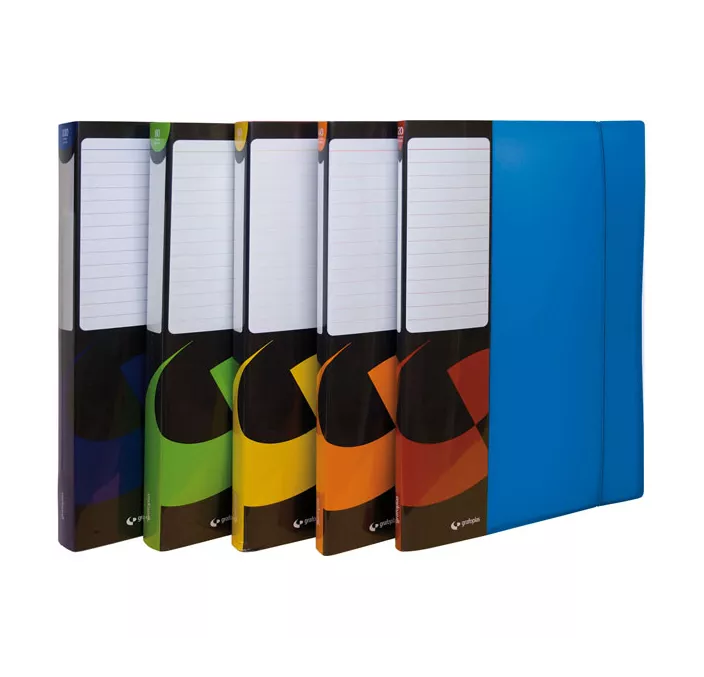 CARPETAS 100 FUNDAS SOLDADAS PP RÍGIDO Fº AZUL GRAFOPLAS 39709230