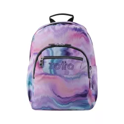 MOCHILA GOMMAS GLITTER TOTTO MA04ECO018-2411J-0KD