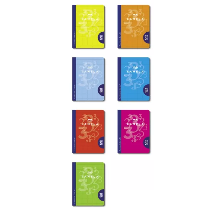 CUADERNO 4º GRAPA 3MM 50H SURTIDO LAMELA 06C003