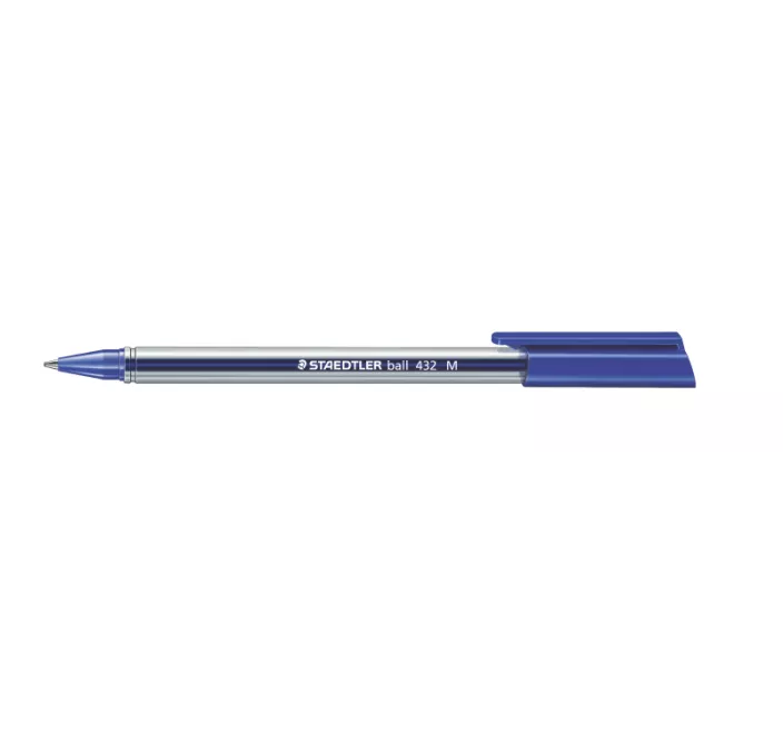 BOLIGRAFO PUNTA MEDIA TRIANGULAR AZUL 432 STAEDTLER 432006