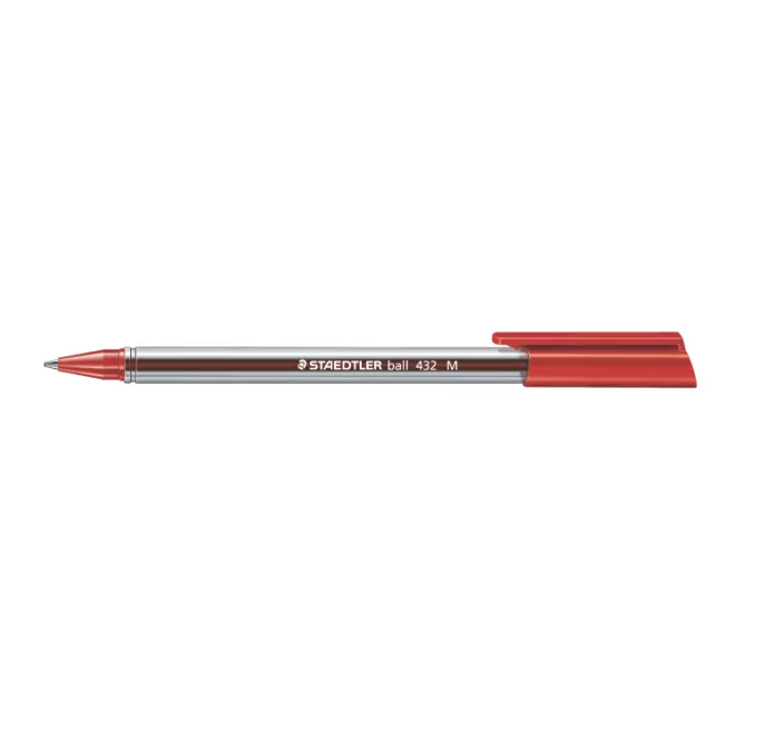 BOLIGRAFO PUNTA MEDIA TRIANGULAR ROJO 432 STAEDTLER 432051