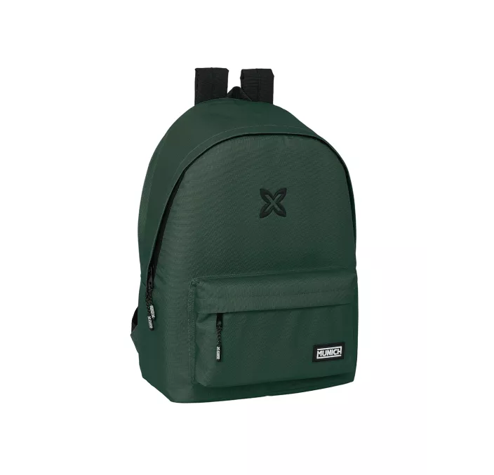 MOCHILA DOBLE PORTATIL 15,6"+USB MUNICH BASICOS "VERDE" SAFTA 642423820