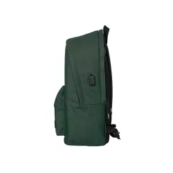 MOCHILA DOBLE PORTATIL 15,6"+USB MUNICH BASICOS "VERDE" SAFTA 642423820