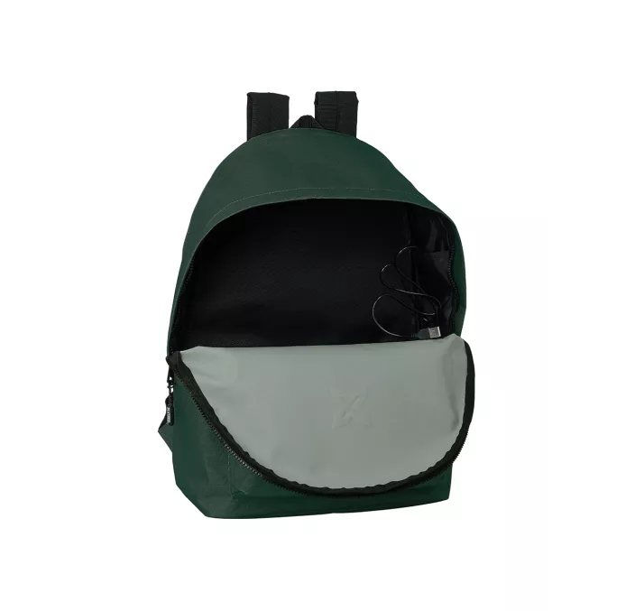 MOCHILA DOBLE PORTATIL 15,6"+USB MUNICH BASICOS "VERDE" SAFTA 642423820