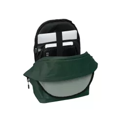 MOCHILA DOBLE PORTATIL 15,6"+USB MUNICH BASICOS "VERDE" SAFTA 642423820