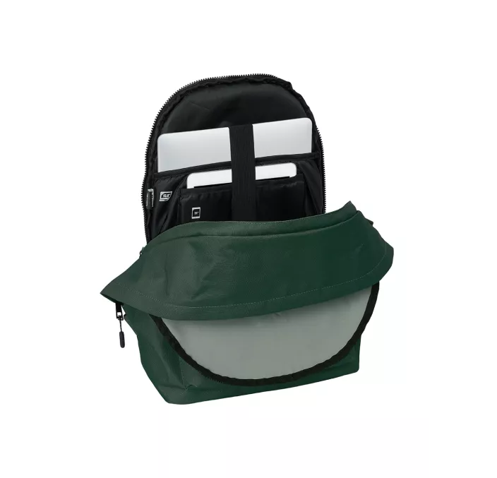 MOCHILA DOBLE PORTATIL 15,6"+USB MUNICH BASICOS "VERDE" SAFTA 642423820