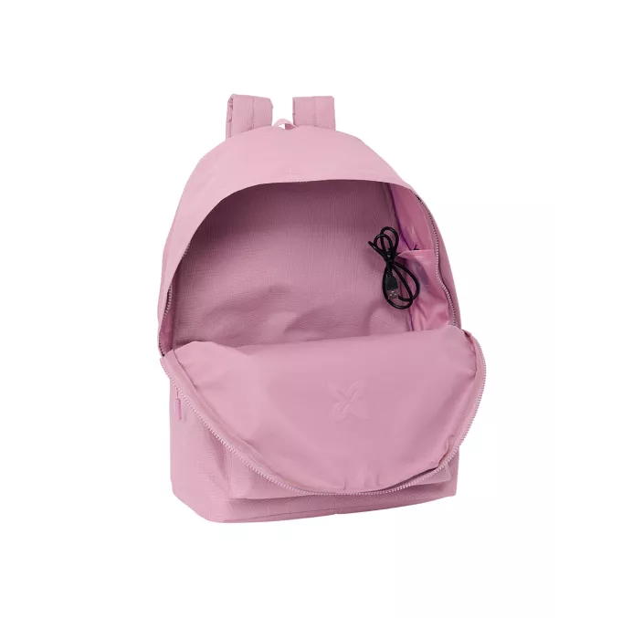 MOCHILA DOBLE PORTATIL 15,6"+USB MUNICH BASICOS "ROSA" SAFTA 642406820
