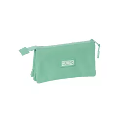 PORTATODO TRIPLE MUNICH BASICOS "TURQUESA" SAFTA 842408744