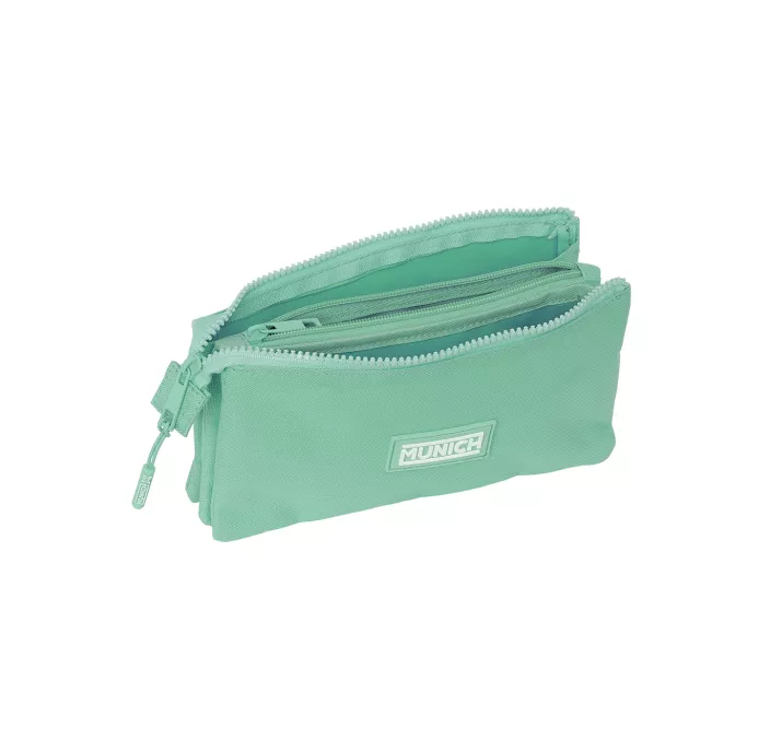 PORTATODO TRIPLE MUNICH BASICOS "TURQUESA" SAFTA 842408744