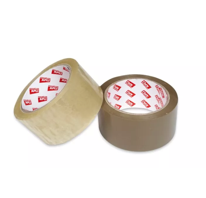 CINTA ADHESIVA 48X66M PRECINTO PVC TRANSPARENTE APLI 11590