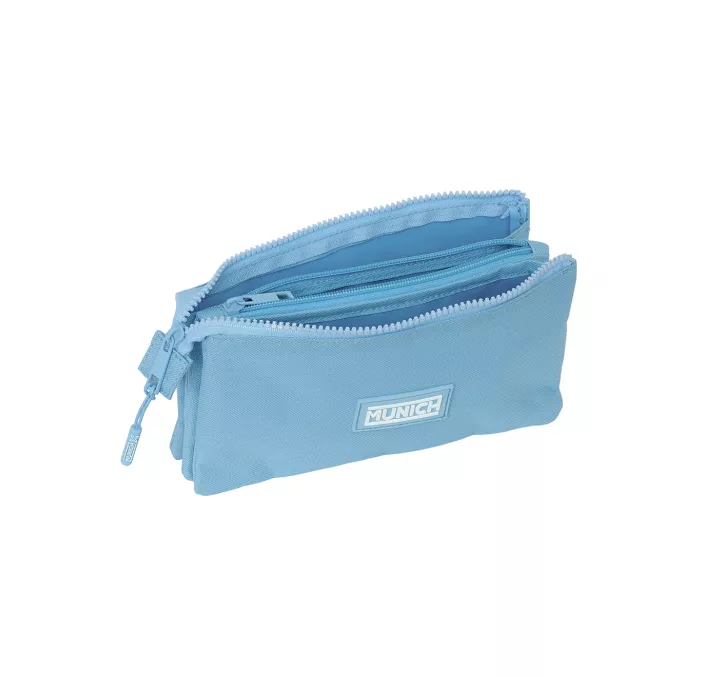 PORTATODO TRIPLE MUNICH BASICOS "AZUL" SAFTA 842409744