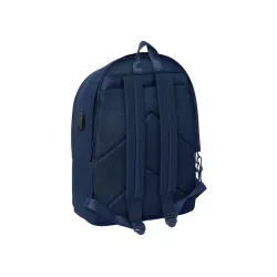 MOCHILA DOBLE PARA PORTATIL 15,6"+USB REAL MADRID MARINO SAFTA 642469820