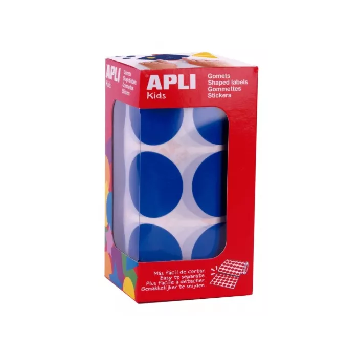 GOMET ROLLO CIRCULO GRANDE 33MM AZUL APLI 17864