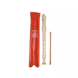 FLAUTA ESCOLAR 2 PIEZAS FUNDA NARANJA HOHNER B9516