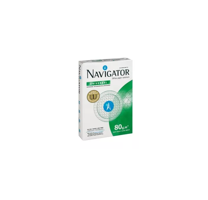 PAPEL A4 500H 80GRS BLANCO MULTIFUNCION UNIVERSAL NAVIGATOR