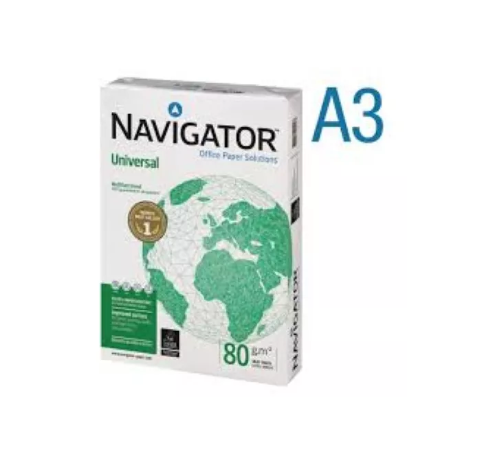 PAPEL A3 500H 80GRS BLANCO MULTIFUNCION UNIVERSAL NAVIGATOR