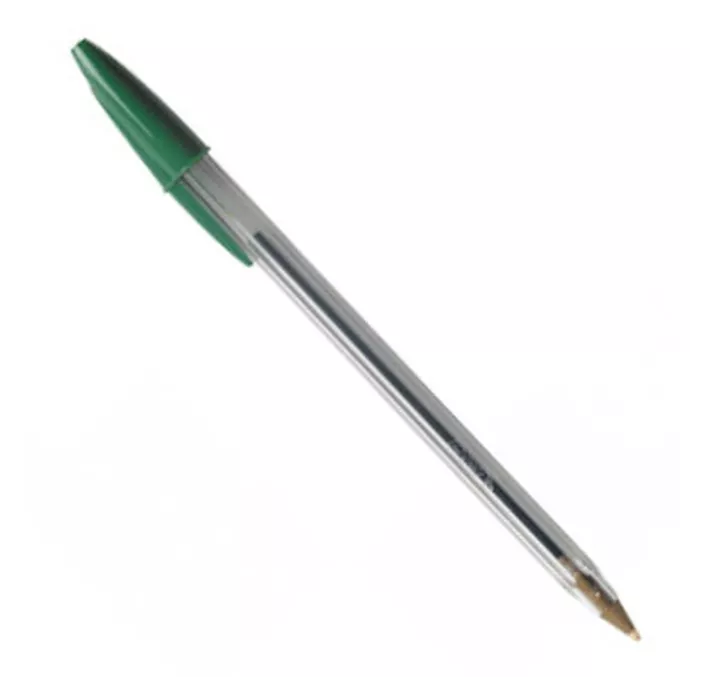 BOLIGRAFO PUNTA MEDIA CRISTAL ORIGINAL VERDE BIC 11230 8373621
