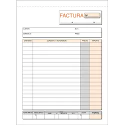 TALONARIO FACTURA 4º NATURAL 50H ORIGINAL+COPIA LOAN T-63 420632