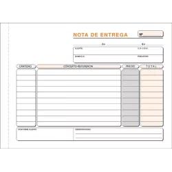 TALONARIO ENTREGA 4º APAISADO 50H ORIGINAL+2COPIAS LOAN T-47 430471