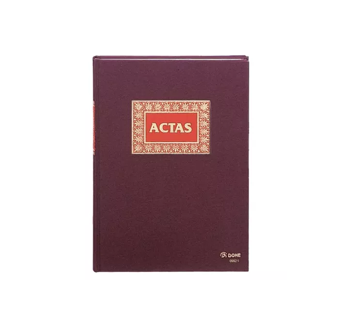 LIBRO CONTABLE Fº ACTAS 50H DOHE 09921