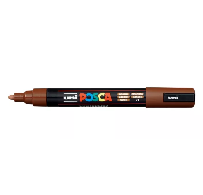 ROTULADOR 2,5MM MARRON "21" PC-5M POSCA UNI 916155