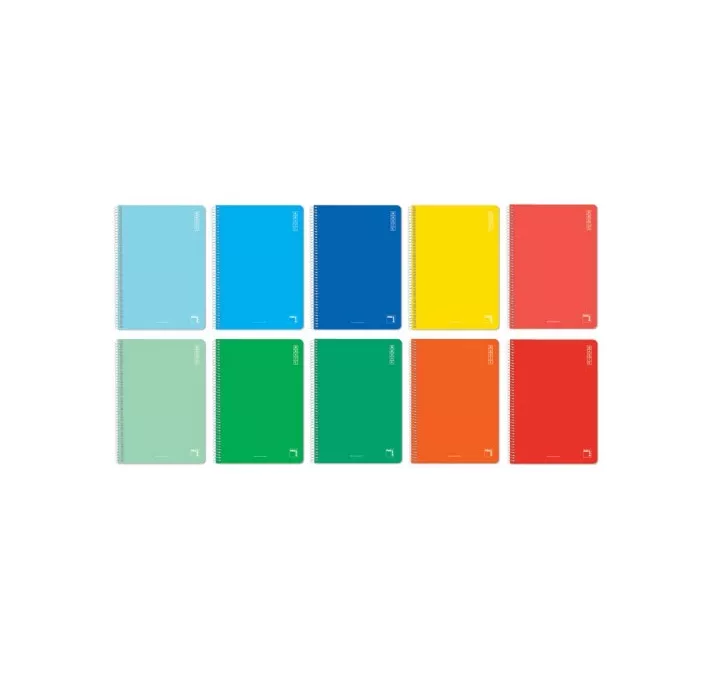 CUADERNO Fº Nº46 80H 60GRS SURTIDO COLOR PACSA 16423