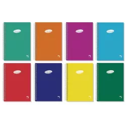 CUADERNO ESPIRAL 12º 4X4 80H 60GRS TAPA COLOR SERIE PACSA 16435
