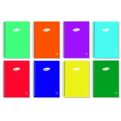 CUADERNO 4º PAUTA 2,5 80H 60GRS TAPA COLOR SERIE PACS 16430