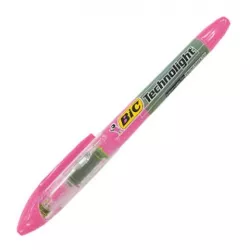 MARCADOR FLUORESCENTE TECHNOLIGHT ROSA BIC 802305