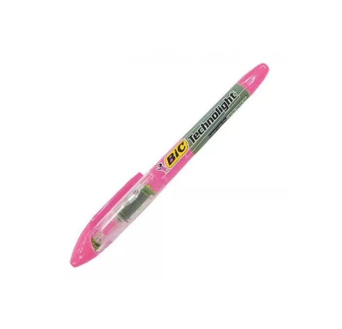 MARCADOR FLUORESCENTE TECHNOLIGHT ROSA BIC 802305