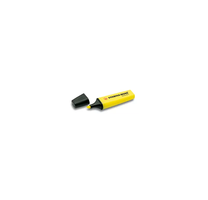 MARCADOR FLUORESCENTE AMARILLO BOSS ORIGINAL STABILO 70/24