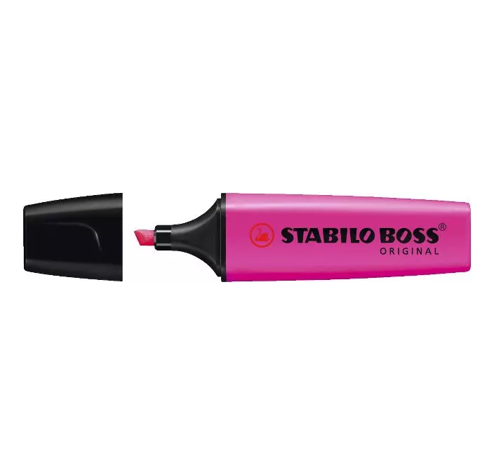 MARCADOR FLUORESCENTE FUCSIA BOSS ORIGINAL STABILO 70/58 33369 215724