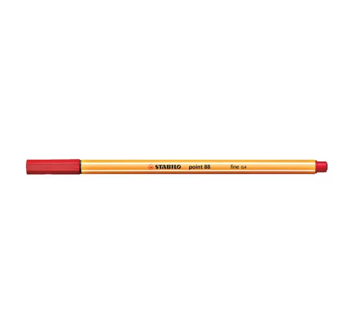 ROTULADOR 04 PUNTA FIBRA ROJO POINT 88 STABILO 88/40