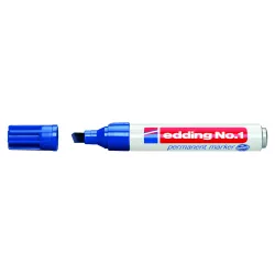 ROTULADOR PERMANENTE BISELADA RECARG AZUL Nº1 EDDING 1-03