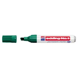 ROTULADOR PERMANENTE BISELADA RECARG VERDE Nº1 EDDING