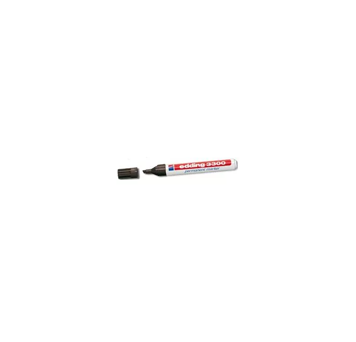 ROTULADOR PERMANENTE BISELADA RECARG NEGRO EDDING 3300-01