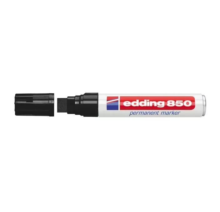 ROTULADOR PERMANENTE BISELADA RECARG NEGRO 850 EDDING 850-01