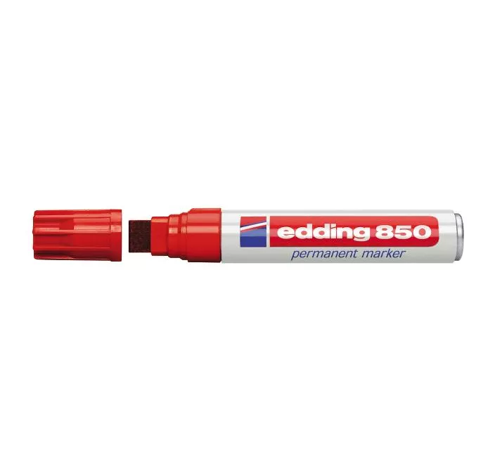 ROTULADOR PERMANENTE BISELADA RECARG ROJO 850 EDDING 850-02