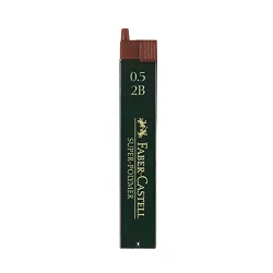MINAS 05 2B TUBO 12UDS SUPER-POLYMER FABER CASTELL 120502