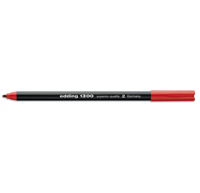 ROTULADOR ROJO Nº2 EDDING 1300-02