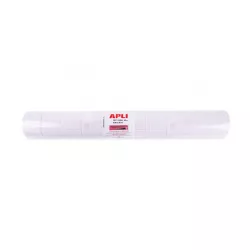 FORRO ADHESIVO TRANSPARENTE 0,5MX20MTS APLI 00264