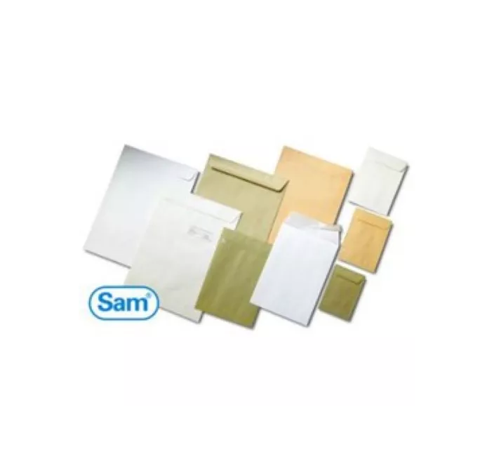 BOLSA KRAFT 132X187 POSTAL/PROLONGADA 80GRS C.500 SAM 141200