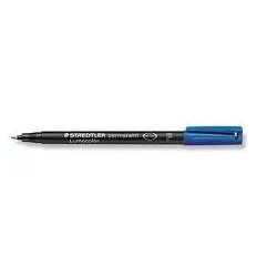 ROTULADOR PERMANENTE AZUL LUMOCOLOR 318 F STAEDTLER 318-3