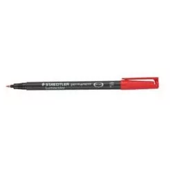 ROTULADOR PERMANENTE ROJO LUMOCOLOR 318 F STAEDTLER 318-2