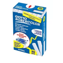 TIZA BLANCA CILINDRICA C.10 ROBERCOLOR FILA-GIOTTO F538700