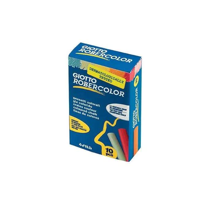 TIZA COLOR CILINDRICA C.10 ROBERCOLOR GIOTTO FILA F538900